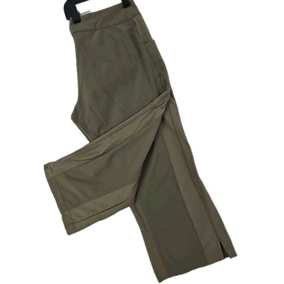 Nike ~Woman Size S~ Khaki Green Olive Capris Hiking Pockets Climbing Pants. - Picture 1 of 13